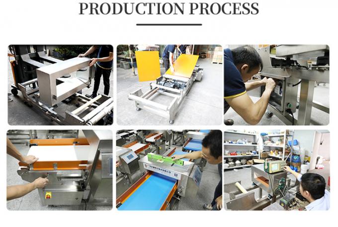 Billige PreisFörderband-Metalldetektormaschine für Nahrung mit automatischem Schieberausschuß